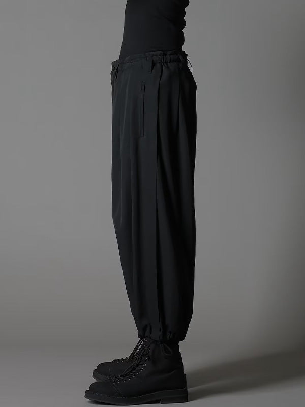 【Ground Y - グラウンドワイ】WOOL GABARDINE BALLOON PANTS / BLACK(パンツ/ブラック)