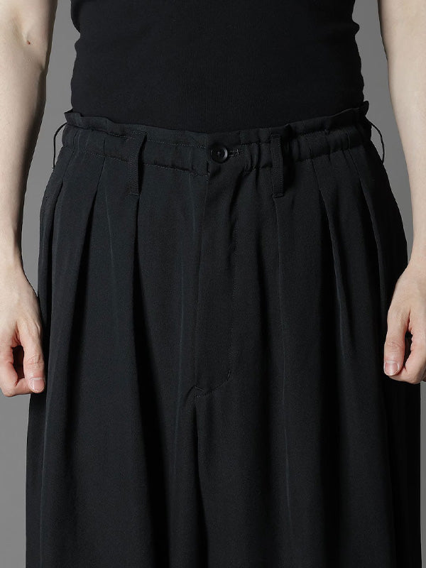 【Ground Y - グラウンドワイ】WOOL GABARDINE BALLOON PANTS / BLACK(パンツ/ブラック)