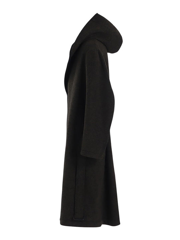 Ground Y - グラウンドワイ】DOUBLE WEAVE MELTON UNRRIMMED HOODED