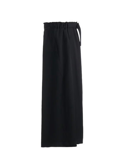 【Ground Y - グラウンドワイ】WOOL GABARDINE GY HAKAMA TYPE1 / BLACK(パンツ/ブラック)