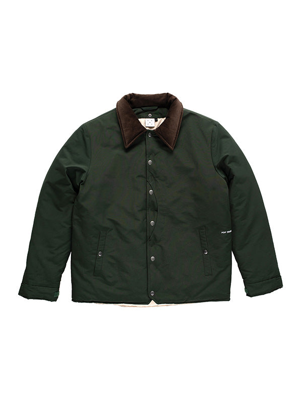 【POP TRADING COMPANY - ポップ トレーディング カンパニー】PADDED JACKET / DUFFL GREEN(アウター/グリーン)