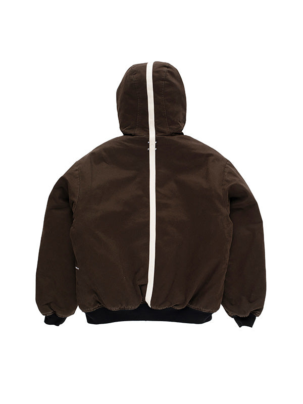 【POP TRADING COMPANY - ポップ トレーディング カンパニー】HOODED FLIGHT JACKET / DELICIOSO(アウター)