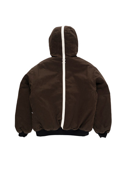 【POP TRADING COMPANY - ポップ トレーディング カンパニー】HOODED FLIGHT JACKET / DELICIOSO(アウター)