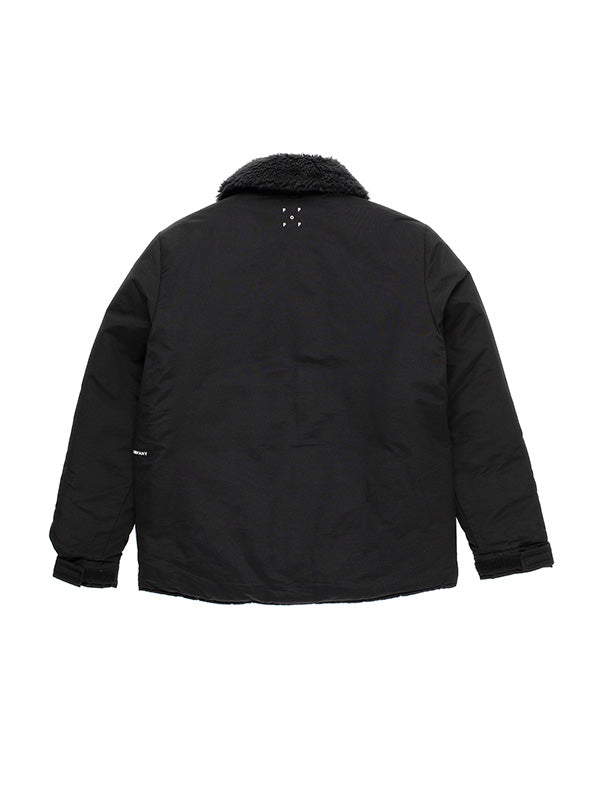 【POP TRADING COMPANY - ポップ トレーディング カンパニー】PADDED JACKET / BLACK(アウター/ブラック)