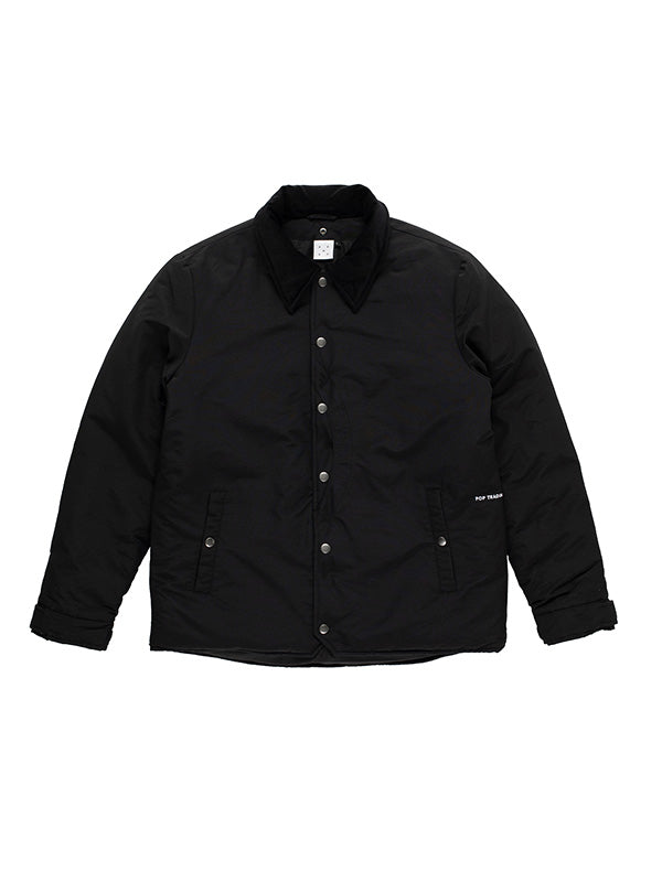 【POP TRADING COMPANY - ポップ トレーディング カンパニー】PADDED JACKET / BLACK(アウター/ブラック)