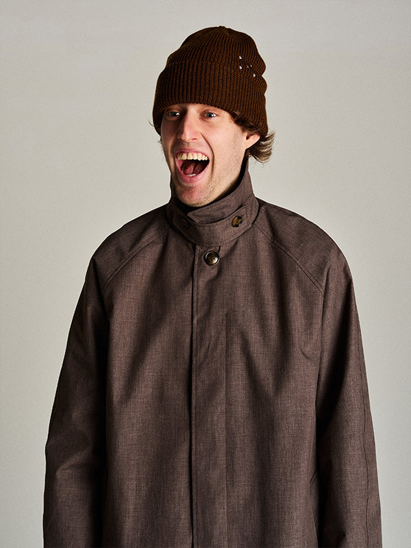 【POP TRADING COMPANY - ポップ トレーディング カンパニー】CAR COAT / DELICIOSO  (コート/ブラウン)