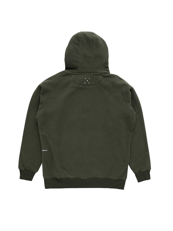 【POP TRADING COMPANY - ポップ トレーディング カンパニー】ARCH HOODED SWEAT / DUFFEL GREEN(フーディー/グリーン)