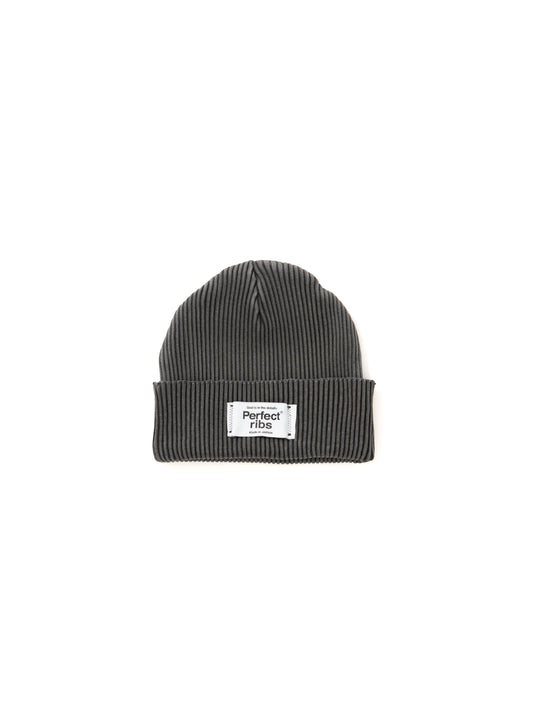 【Perfect ribs® - パーフェクトリブス】Rib Beanie Cap / Fade Black(ニット帽/フェードブラック)