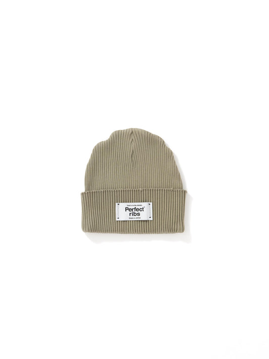 【Perfect ribs® - パーフェクトリブス】Rib Beanie Cap / Army Green(ニット帽/アーミーグリーン)