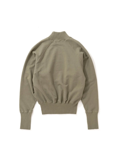 【Perfect ribs® - パーフェクトリブス】Turtle Neck Sweat Shirts / Army Green(タートルネックスウェットシャツ/アーミーグリーン)