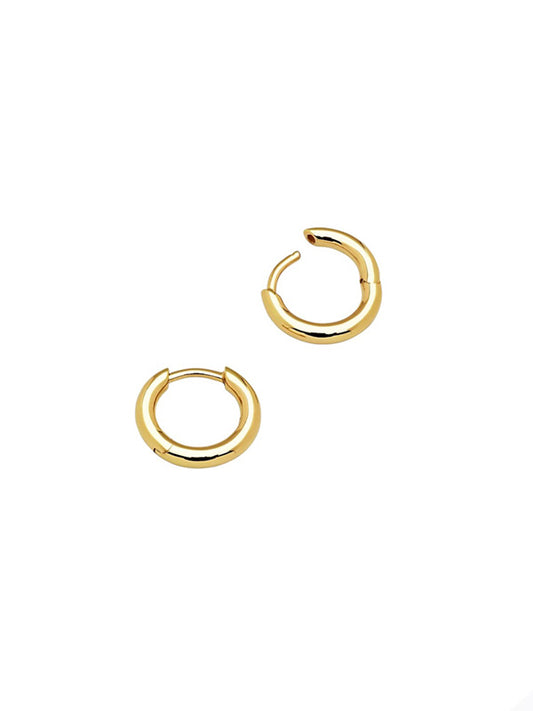 【TOM WOOD - トムウッド】Classic Hoops Small Gold(ピアス/ゴールド)