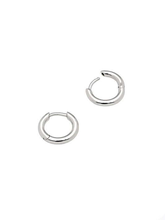 【TOM WOOD - トムウッド】Classic Hoops Small(ピアス/シルバー)