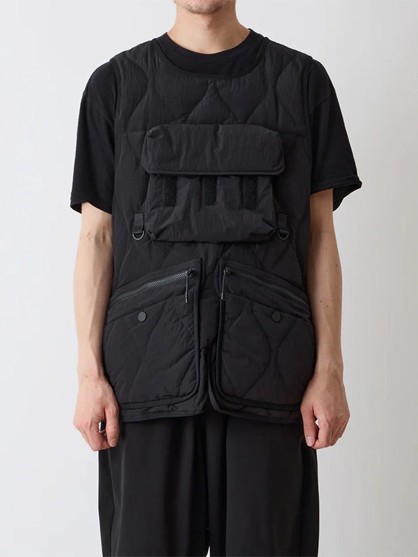 【White Mountaineering - ホワイトマウンテニアリング】WM × TAION QUILTING DOWN VEST / BLACK (ベスト/ブラック)