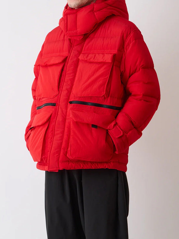 【White Mountaineering - ホワイトマウンテニアリング】WM × TAION RIPSTOP DOWN JACKET / RED (ジャケット/レッド)