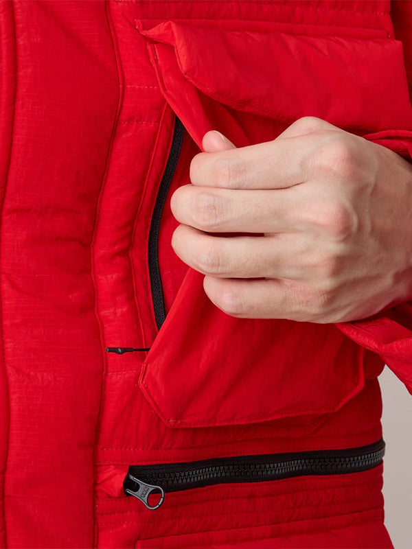 【White Mountaineering - ホワイトマウンテニアリング】WM × TAION RIPSTOP DOWN JACKET / RED (ジャケット/レッド)