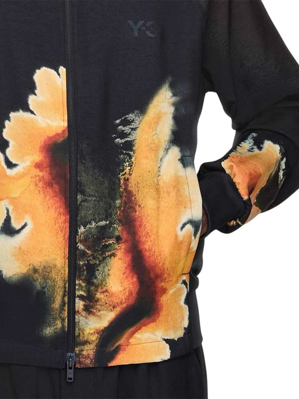 【Y-3 -ワイスリー】AOP TRACK TOP 3-STRIPES / BLACK(トラックジャケット/ブラック)