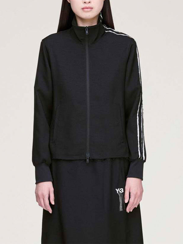 【Y-3 -ワイスリー】SPORT UNIFORM RAW CUT 3 STRIPES TRACK TOP / BLACK (トラックジャケット/ブラック)