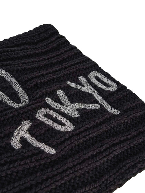 【Y-3 -ワイスリー】CHUNKY KNIT SCARF / BLACK(マフラー/ブラック)