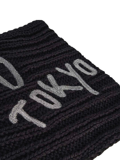 【Y-3 -ワイスリー】CHUNKY KNIT SCARF / BLACK(マフラー/ブラック)