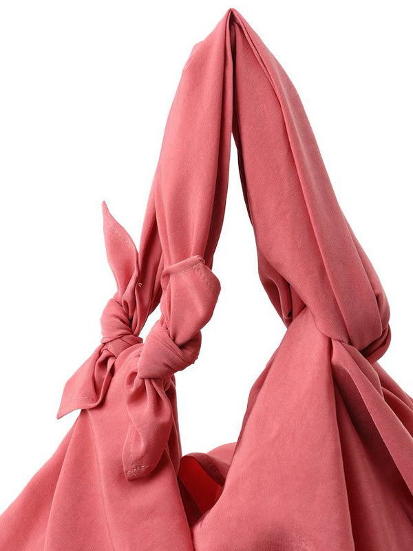 【Y's - ワイズ】TA/PE CREPE DE CHINE MINI FUROSHIKI BAG / PINK (バッグ/ピンク)