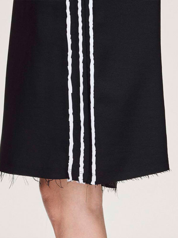 【Y-3 -ワイスリー】SPORT UNIFORM RAW CUT 3 STRIPES SHORTS / BLACK (パンツ/ブラック)