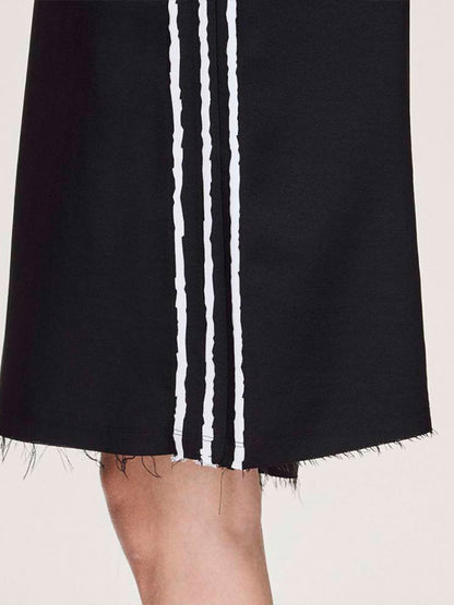 【Y-3 -ワイスリー】SPORT UNIFORM RAW CUT 3 STRIPES SHORTS / BLACK (パンツ/ブラック)