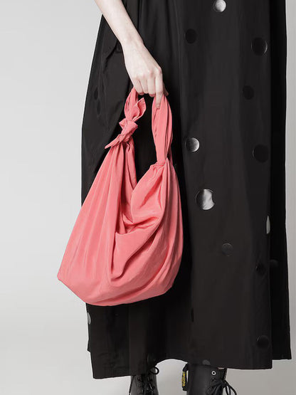 【Y's - ワイズ】TA/PE CREPE DE CHINE MINI FUROSHIKI BAG / PINK (バッグ/ピンク)
