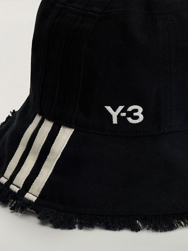 【Y-3 -ワイスリー】Y-3 STRIPES BUCKET HAT / BLACK (バケットハット/ブラック)
