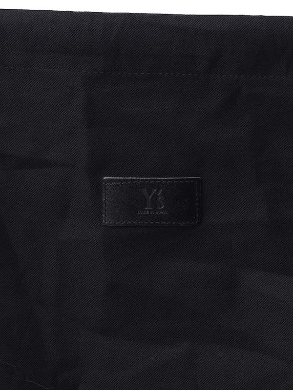 【Y's - ワイズ】TA/PE CREPE DE CHINE MINI FUROSHIKI BAG / BLACK (バッグ/ブラック)