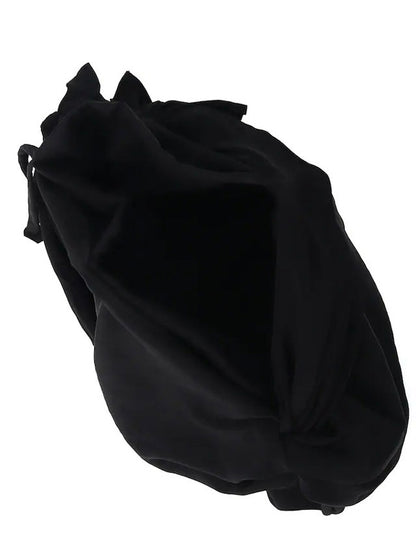 【Y's - ワイズ】TA/PE CREPE DE CHINE MINI FUROSHIKI BAG / BLACK (バッグ/ブラック)