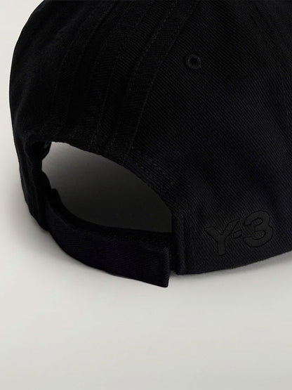 【Y-3 -ワイスリー】Y-3 STRIPES CAP / BLACK (キャップ/ブラック)