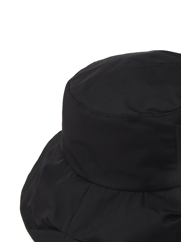 【Y's - ワイズ】POLYESTER TUCKED CASABLANCA / BLACK (ハット/ブラック)