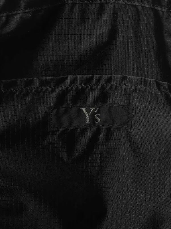 【Y's - ワイズ】POLYESTER LOGO KNAPSACK / BLACK (バッグ/ブラック)
