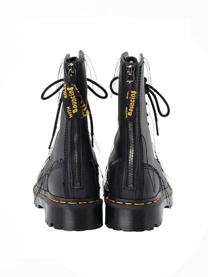 【Y's - ワイズ】Y's×Dr.Martens 10EYE THREAD BOOT / BLACK (ブーツ/ブラック)