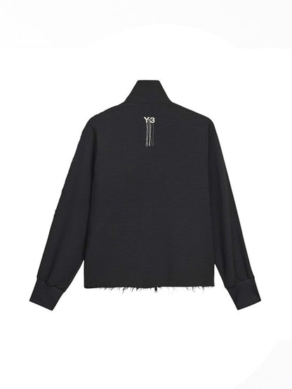 【Y-3 -ワイスリー】SPORT UNIFORM RAW CUT 3 STRIPES TRACK TOP / BLACK (トラックジャケット/ブラック)