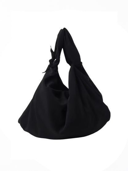 【Y's - ワイズ】TA/PE CREPE DE CHINE MINI FUROSHIKI BAG / BLACK (バッグ/ブラック)