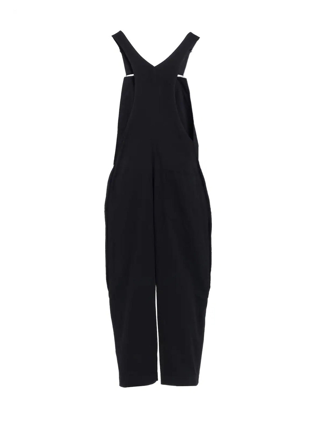 【Y's - ワイズ】[Y's BORN PRODUCT]  COTTON TWILL OVERALL / BLACK (ドレス/ブラック)